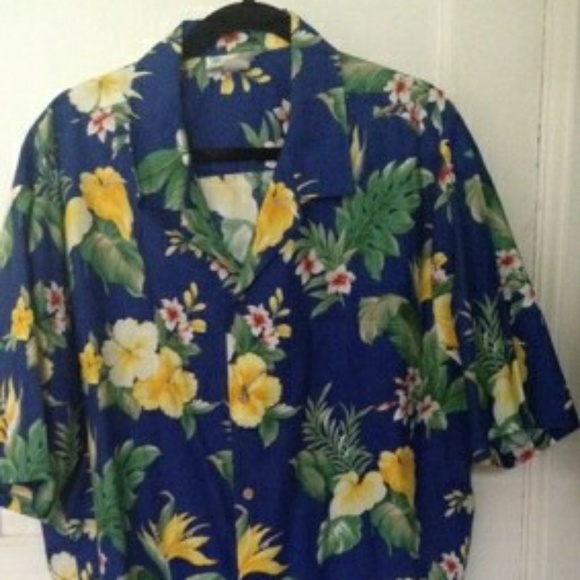 T Y Dresses & Skirts - Hawaiian print dress and shirt jacket T Y Dresses & Skirts - Hawaiian print dress and shirt jacket